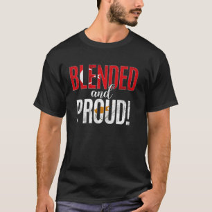 T-shirt Nationalité Fier Et Fier Moitié Turc Demi Cy