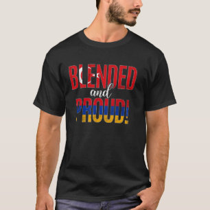 T-shirt Nationalité Fier Et Fier Moitié Turque Moitié Ar