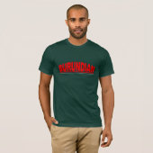T-shirt Nationalités - "Burundais " (Devant entier)