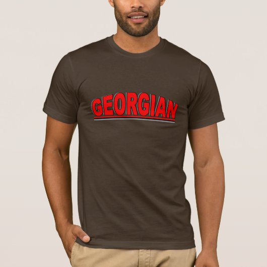 T-shirt Nationalités - "géorgien " (Devant)