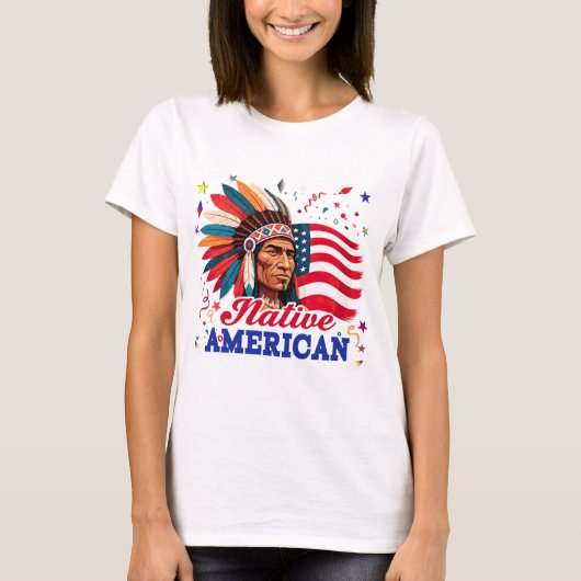 T-shirt Native American (Devant)