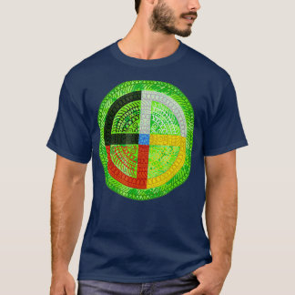 T-shirt Native American Culture Medicine Wheel Mandala