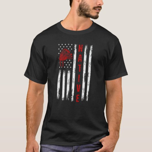 T-shirt Native American Flag (Devant)