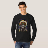 T-shirt Native American Indian German Shorthaired Pointer (Devant entier)