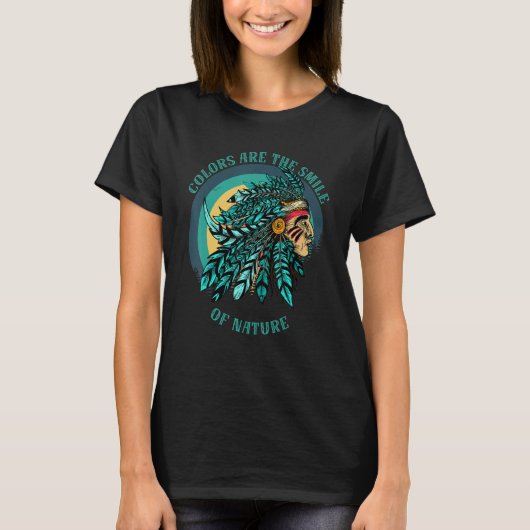 T-shirt Native American Saying (Devant)