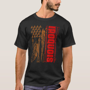 T-shirt Native Iroquois Flag Native Pride American Indian