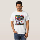 T-shirt Nativité de Mondrian - de Stijl - Neoplasticism (Devant entier)