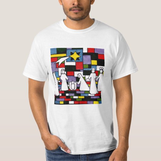 T-shirt Nativité de Mondrian - de Stijl - Neoplasticism (Devant)