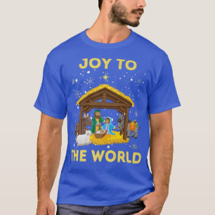 T-shirt Nativité De Noël Naissance Chrétienne De Jésus Joi