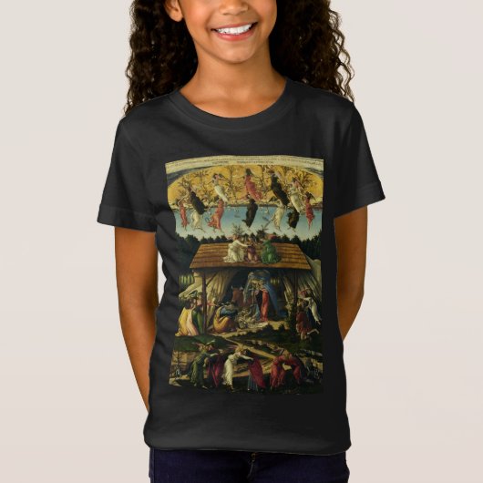 T-Shirt Nativité mystique par Sandro Botticelli (Devant)