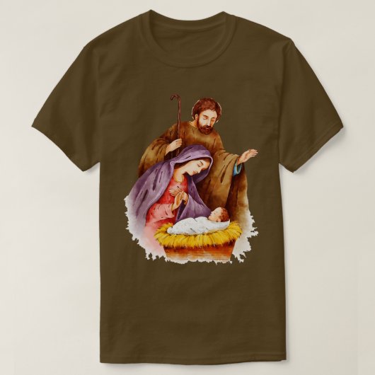T-shirt Nativité peinte (Design devant)