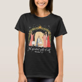 T-shirt Nativity Christmas Baby Jesus Christian Greatest O (Devant)