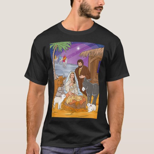 T-shirt Nativity Scene (Devant)