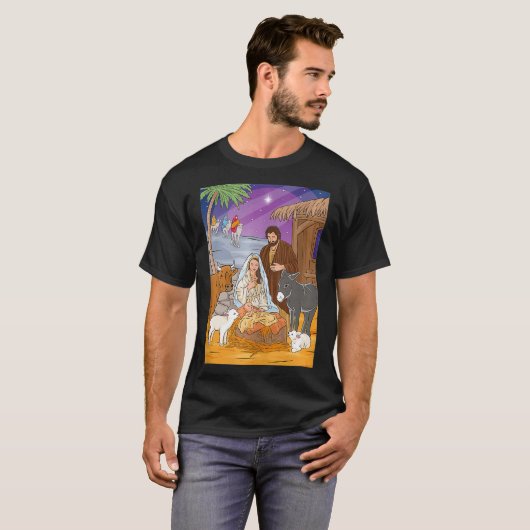 T-shirt Nativity Scene (Devant entier)
