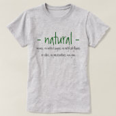 T-shirt Natural (Design devant)