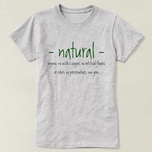 T-shirt Natural (Design devant)
