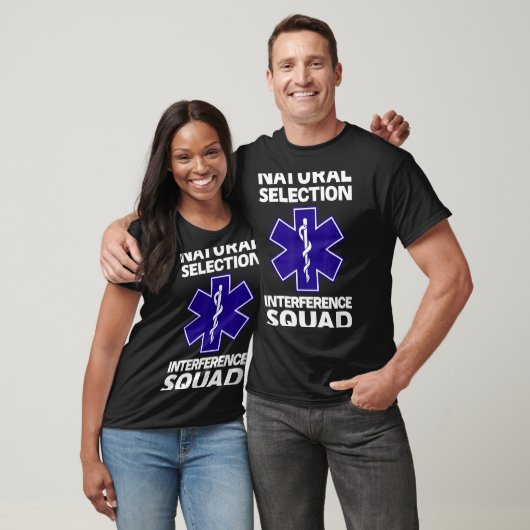 T-shirt Natural Selection Interference Squad Paramedic Fun (Unisexe)