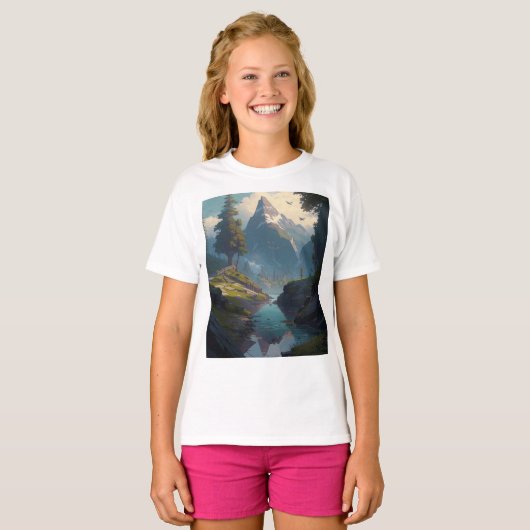 T-shirt Nature 20. (Devant entier)