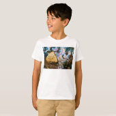 T-shirt nature abstraite eau calme (Devant entier)