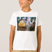 T-shirt nature abstraite eau morte (Devant)