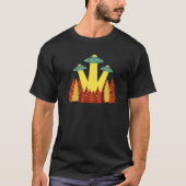T-shirt Nature Alien enlèvement UFO extraterrestrial Sci F (Devant)