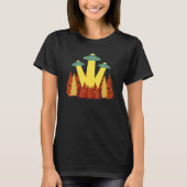 T-shirt Nature Alien enlèvement UFO extraterrestrial Sci F (Devant)