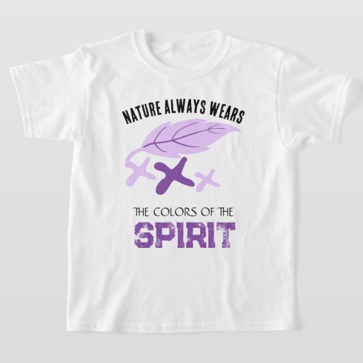 T-shirt  "Nature Always Wears" Leaf  (Poser)