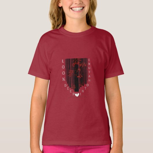 T-shirt Nature Amour Moderne (Devant)