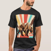 T-shirt Nature Animfaune Forêt Retro Ours Brown (Devant)