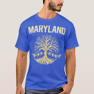 T-shirt Nature Arbre De Vie État Maryland