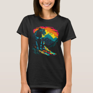 T-shirt Nature Black Panther