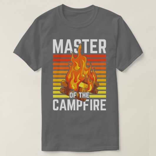 T-shirt Nature Camping Master Camp Camper extérieur Funny (Design devant)