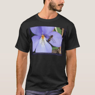 T-shirt Nature De La Violette Inséparable-Pied