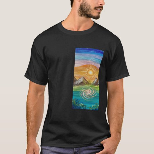 T-shirt Nature energy vortex  (Devant)