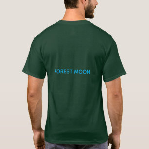 T-SHIRT NATURE FORET LUNE JAUNE