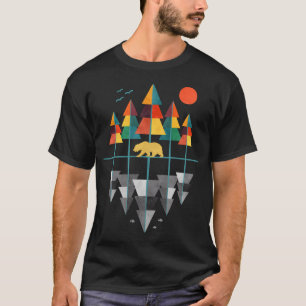 T-shirt Nature géométrique