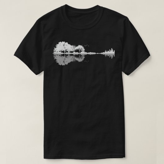 T-shirt Nature Guitar  (Design devant)