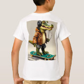 T-shirt nature iconique des crocodiles. (Dos)