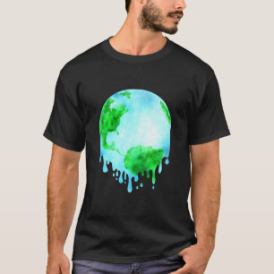T-shirt Nature Le changement climatique fait fondre le Réc