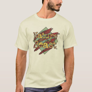 T-shirt "Nature logo patiné de bête"