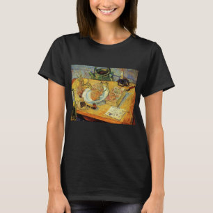 T-shirt Nature morte avec planche à dessin de Vincent van