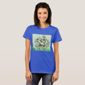 T-shirt Nature morte Roses dans un vase par Vincent van Go (Devant entier)