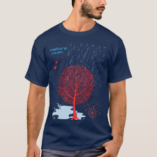 T-shirt nature musique mélodie nature cadeau