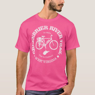 T-shirt Nature vintage Rivière Greenbrier Piste à vélo Hik