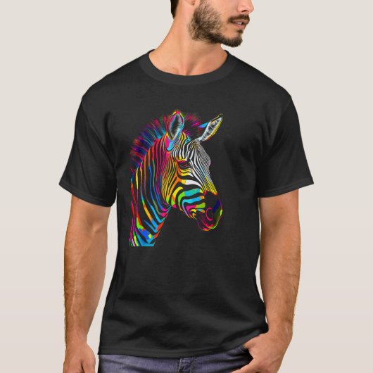 T-shirt Nature Zebra (Devant)