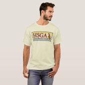 T-shirt naturel de HSGA (Devant entier)