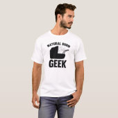T-shirt Naturel né Geek (Devant entier)