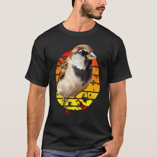 T-shirt Nature's beauty House Sparrow (Devant)