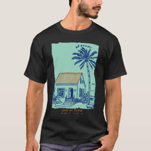 T-shirt Nau Hamas Souvenir Vintage Croisière Caraïbes Art