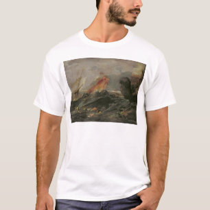 T-shirt Naufrage sur un rivage rocheux, c.1645-50